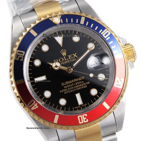 rolex submariner red bue